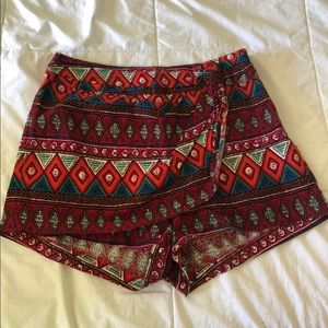 Aztec Print Shorts
